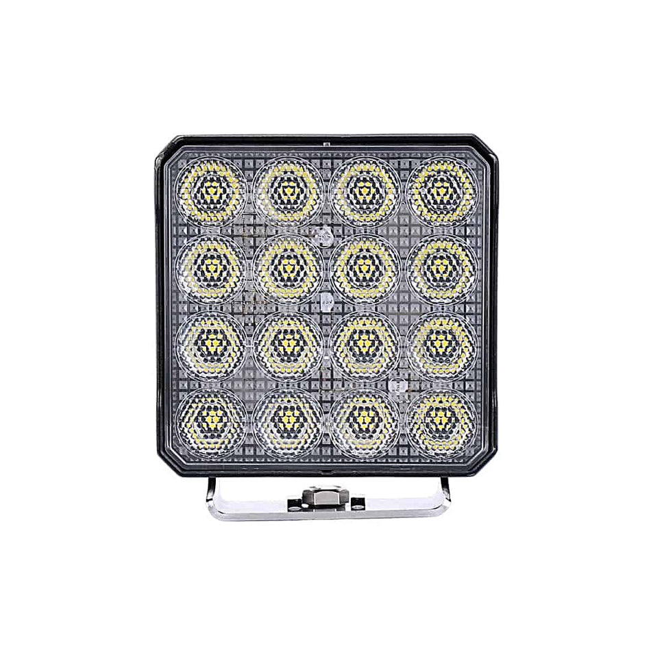 4.5" Square High Intensity Flood Beam LED Light - NHI16F