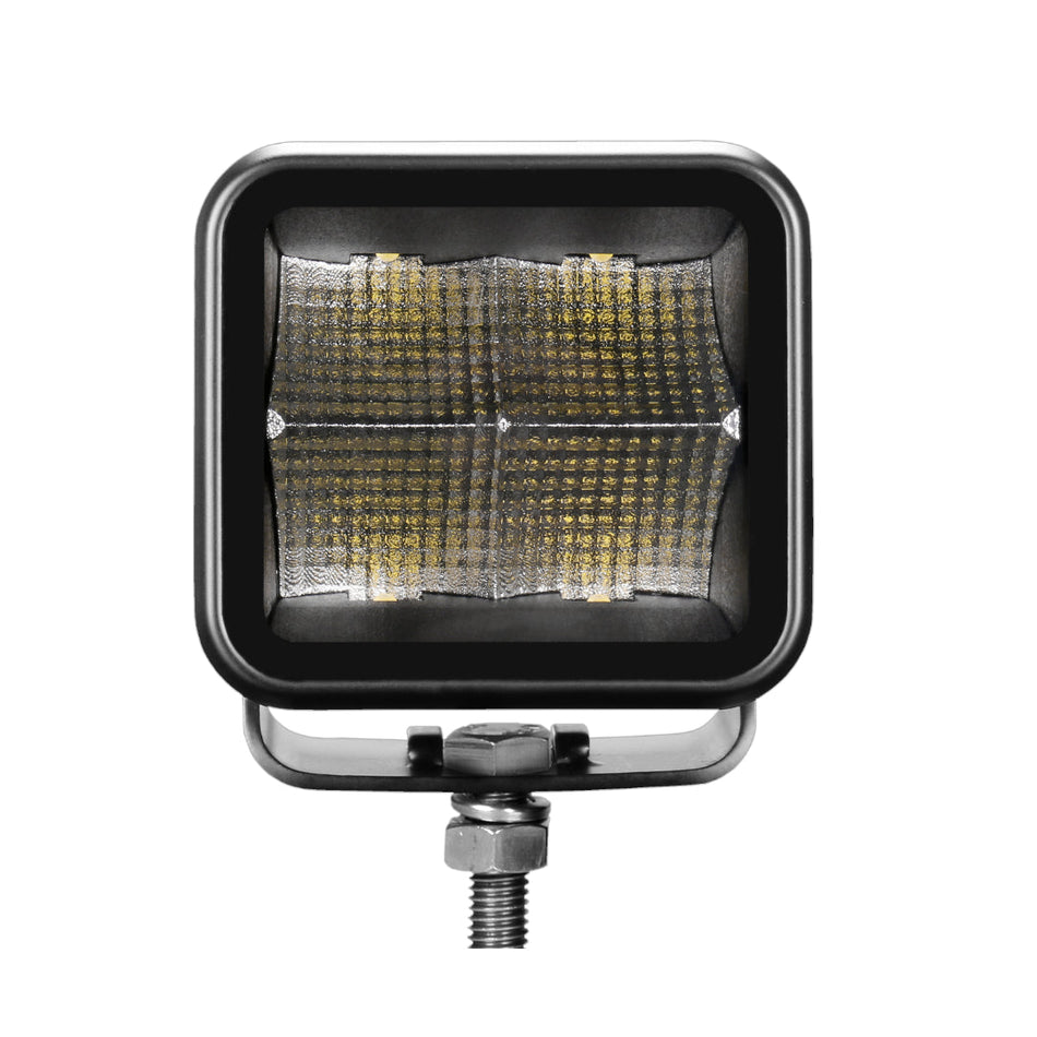 3" Jet Black Series High Power Cube Flood Beam - NJ1240F