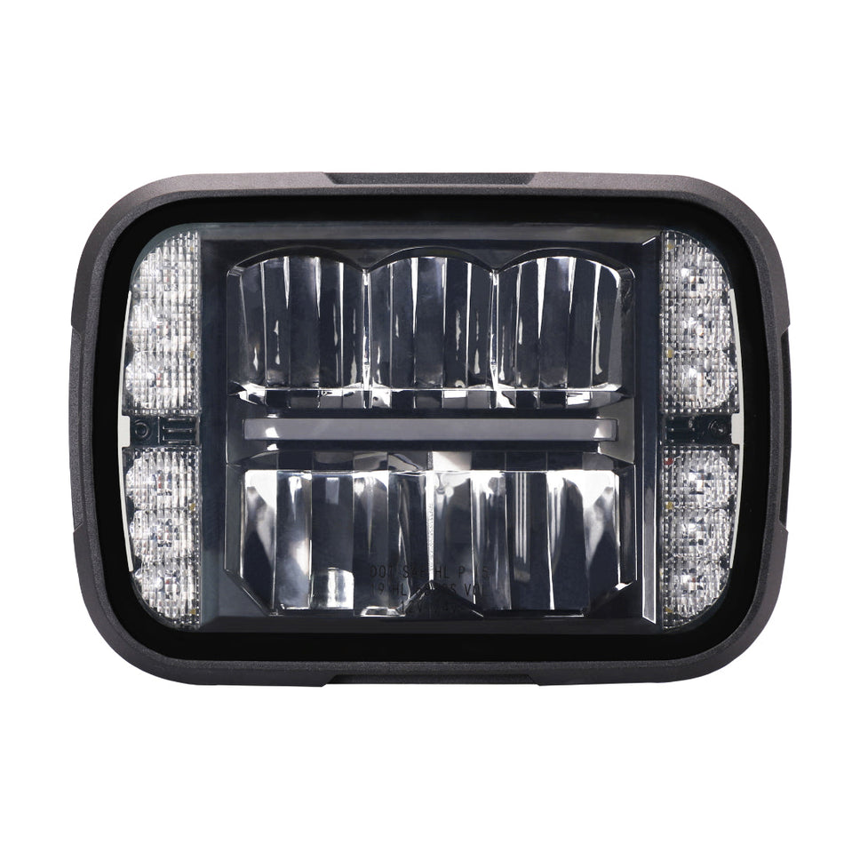 5x7 SAE/DOT Heated High/Low Beam Replacement Headlight - NRH57HLB